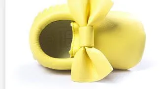 Newborn Toddler Baby Bow Moccasins