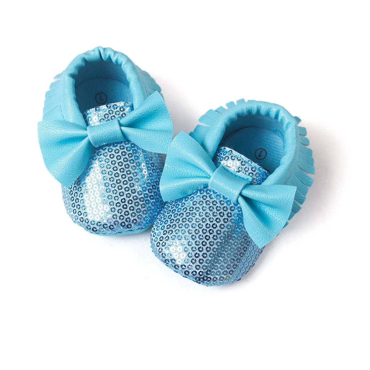 Newborn Toddler Baby Bow Moccasins