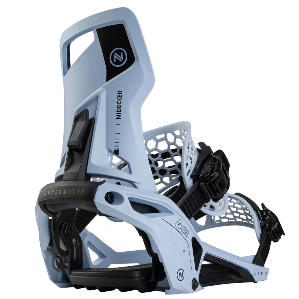 Nidecker Supermatic Snowboard Binding Adult 2025
