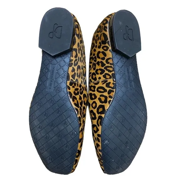 NWOB Donald J Pliner Leopard Print Calf Hair Loafer
