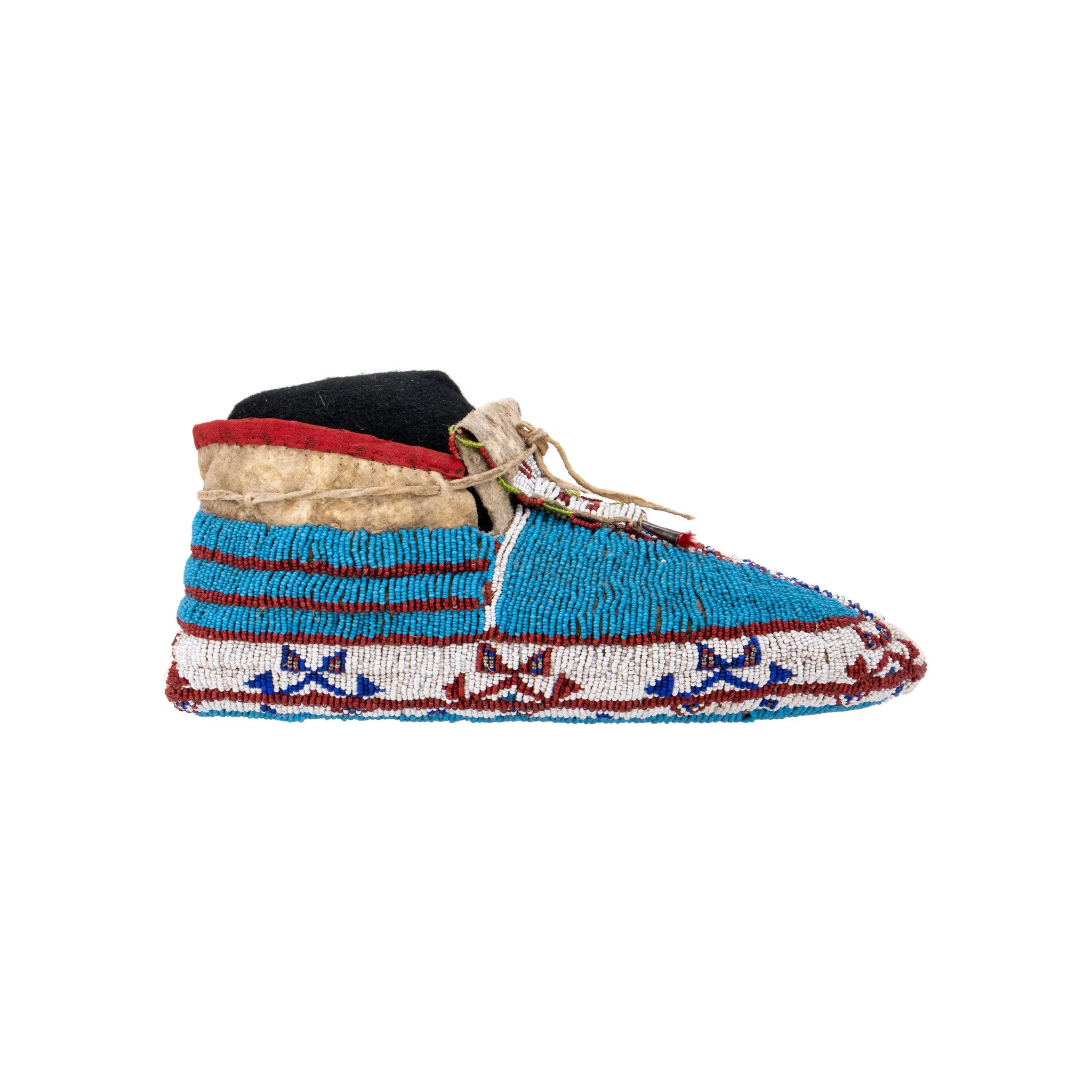 Omaha Fully Beaded Moccasins