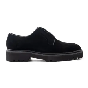 OURTHREE Frady Suede Leather Oxfords Men - BLK