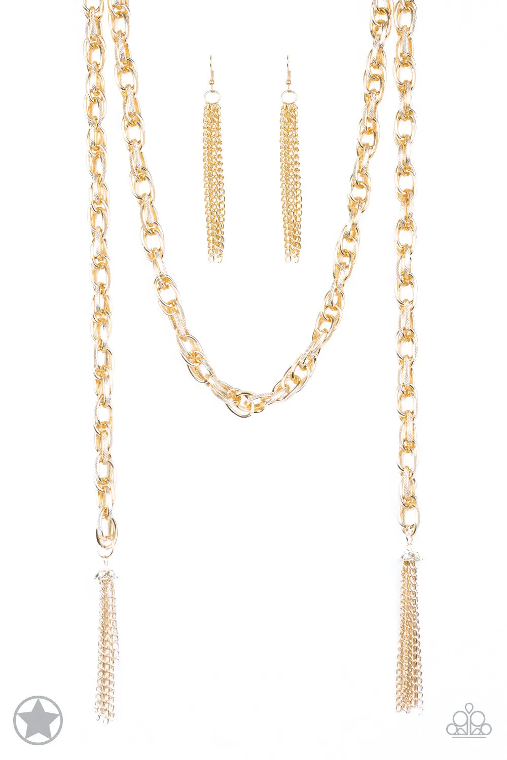 Paparazzi SCARFed for Attention Necklace Gold