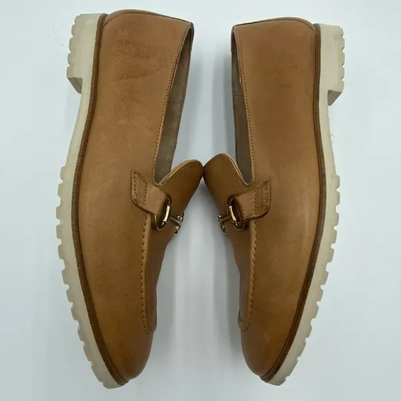 Paul Green Shay Bit Loafer Tan/Light Brown Leather Size US 6.5