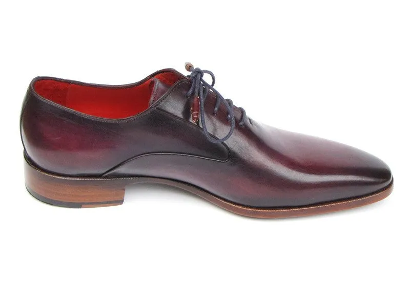 Paul Parkman Purple Hand-Painted Leather Oxfords