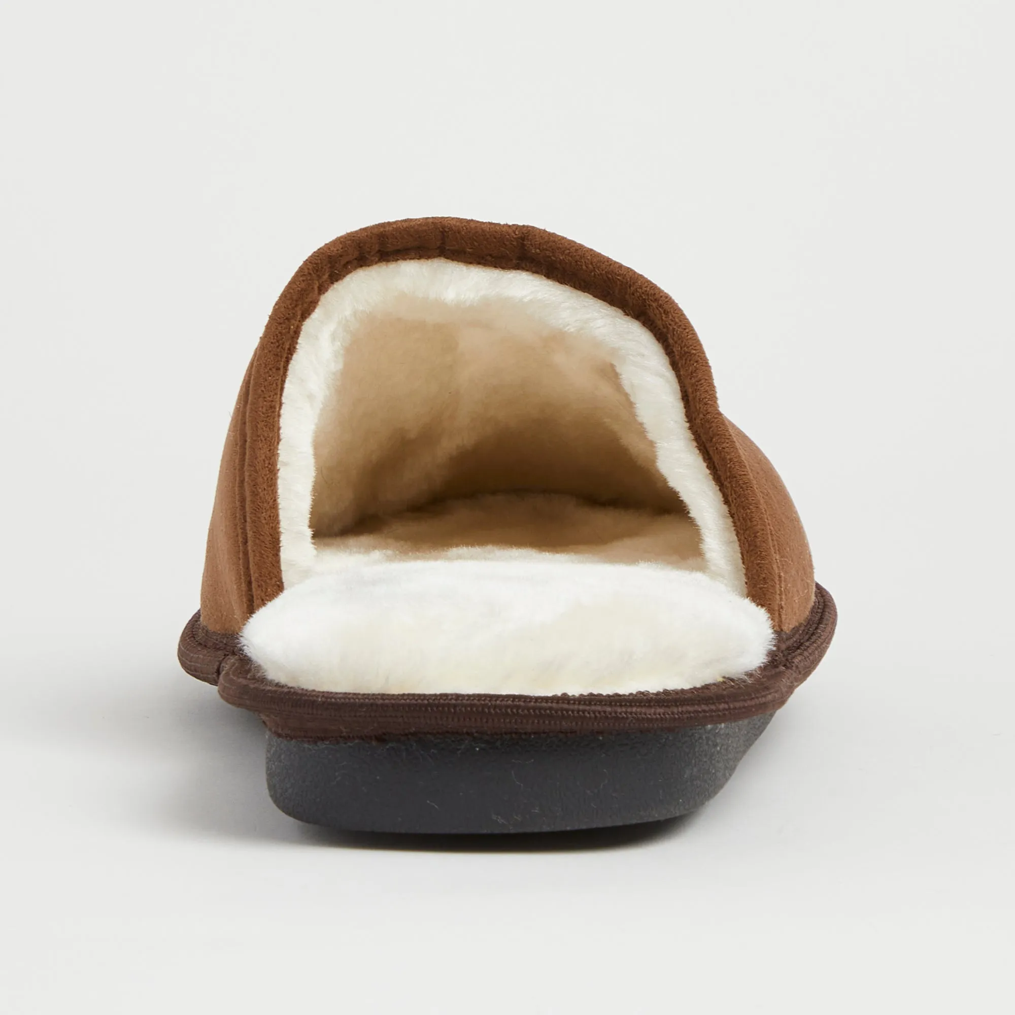 Personalised Mens Brown Slippers