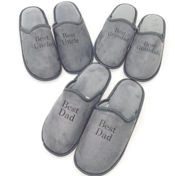Personalised Men's Slippers