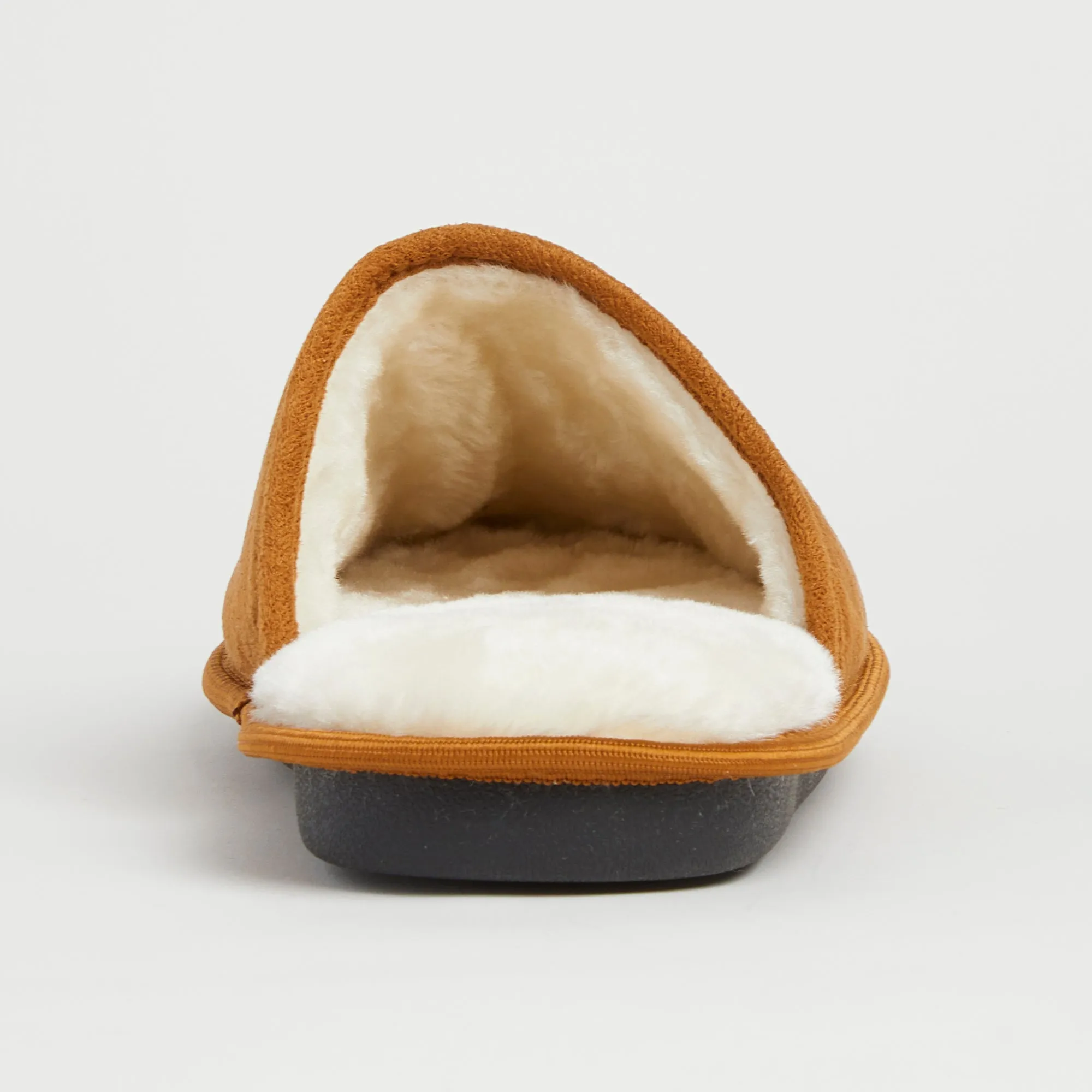 Personalised Mens Tan Slippers
