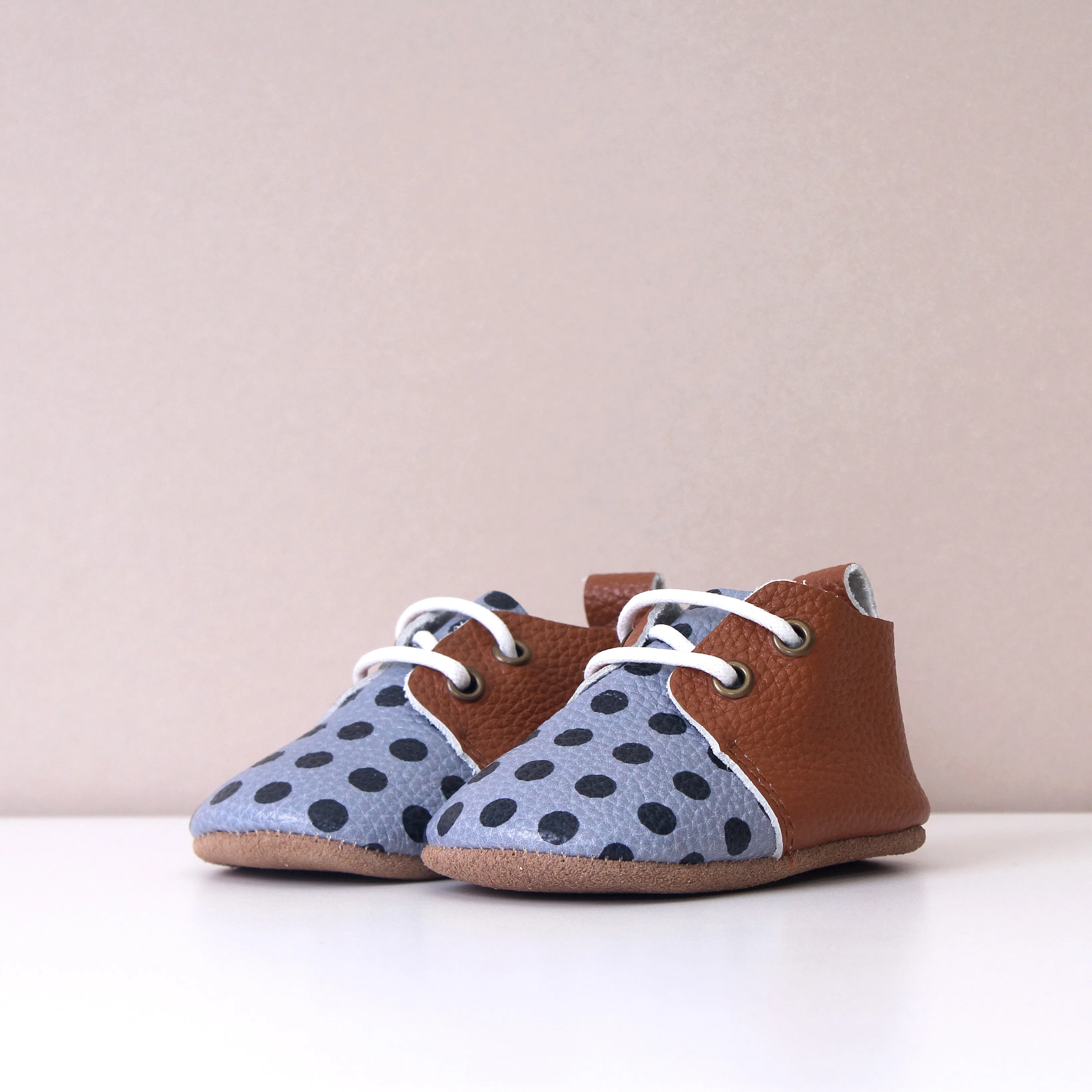 Phoenix Grey Spot Oxfords