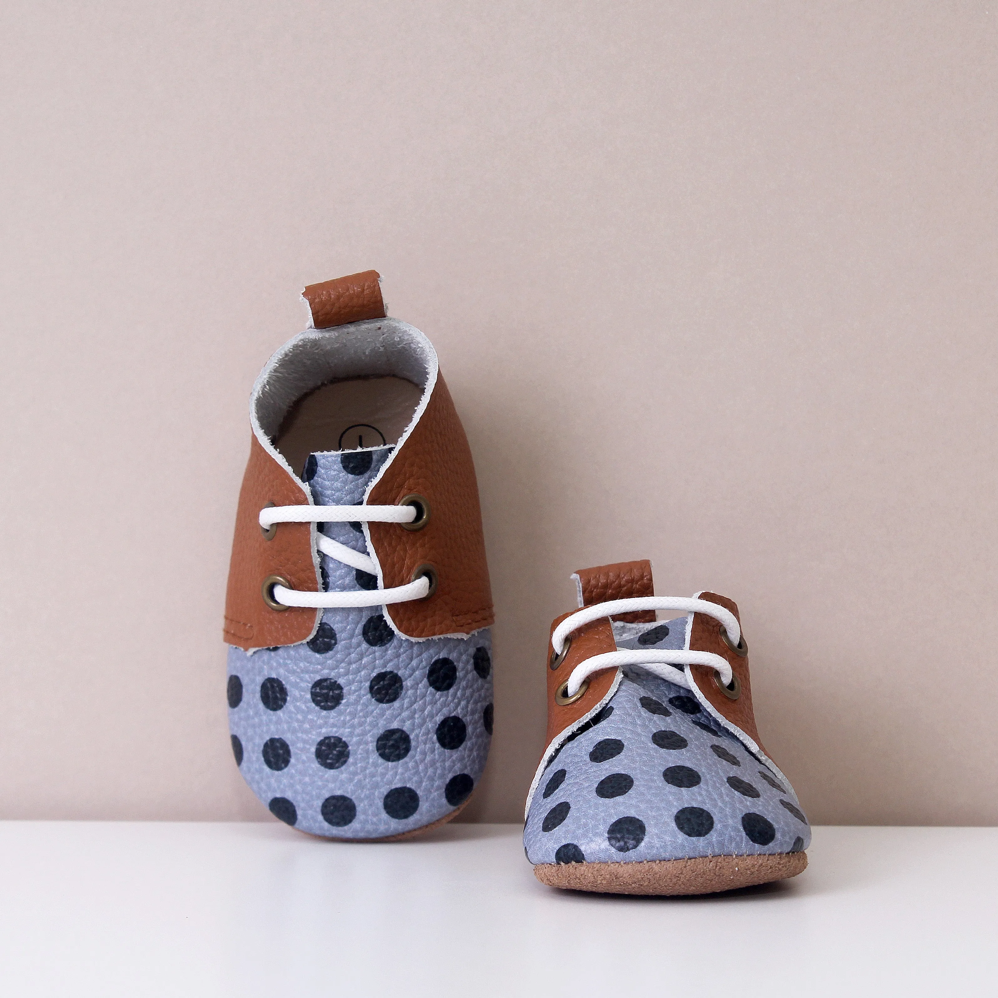 Phoenix Grey Spot Oxfords