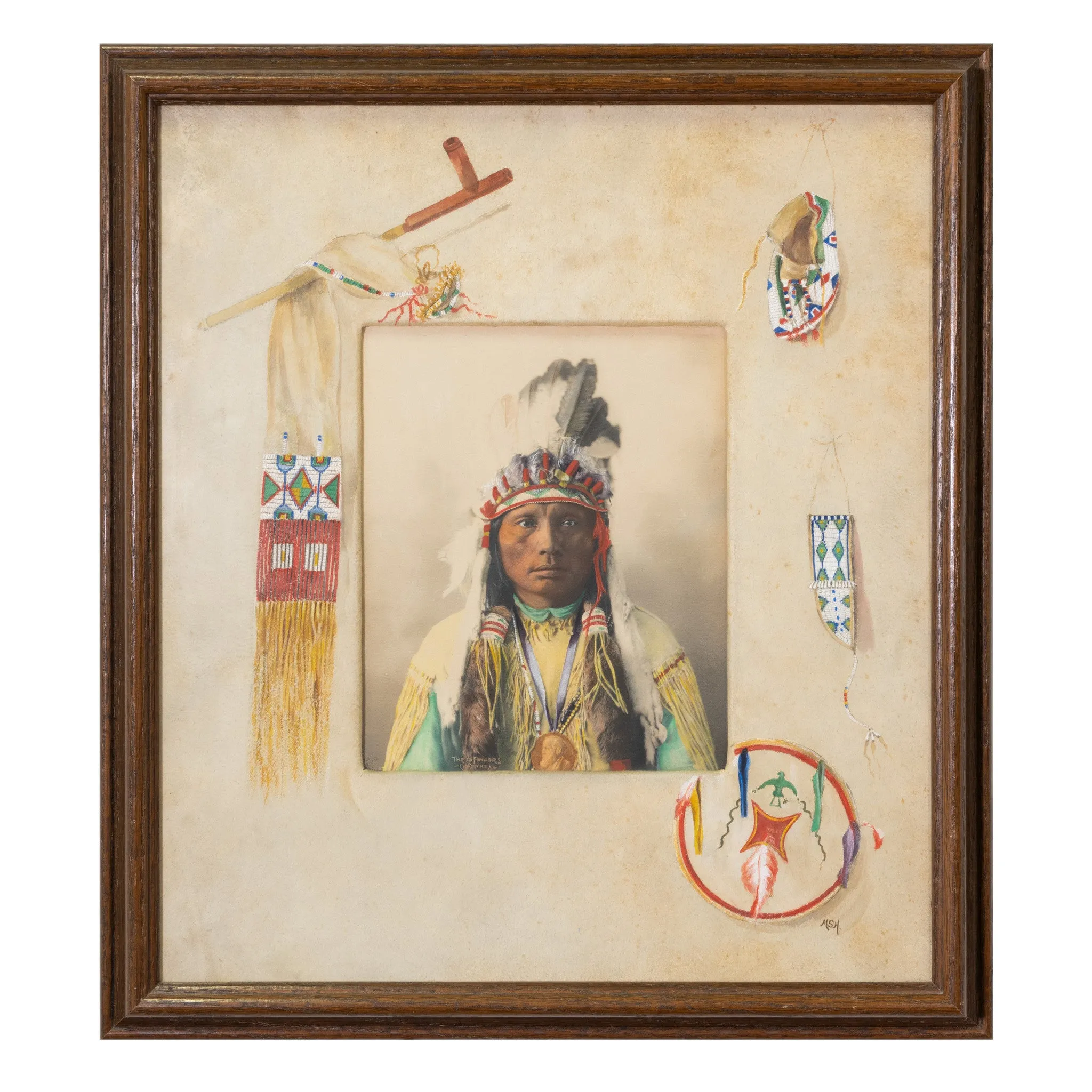 Photograph of Three Fingers, Cheyenne