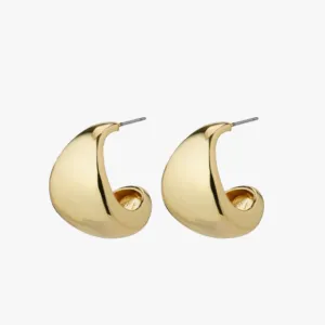 Pilgrim Kasia Gold Huggie Hoop Earrings
