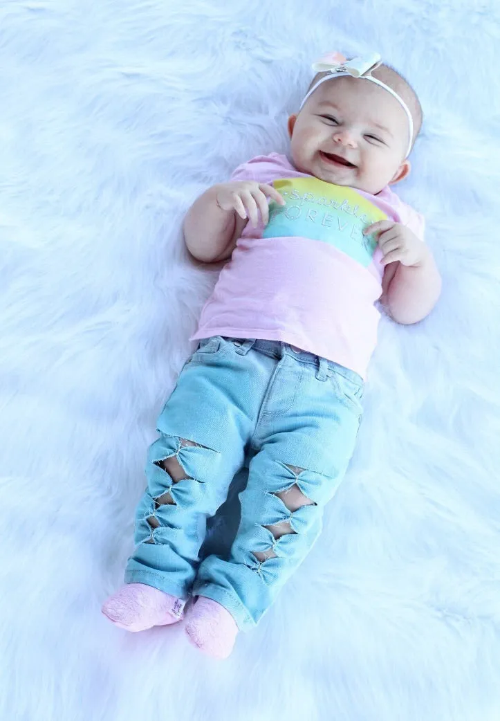 Pink Lace Moccasins