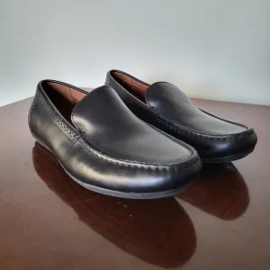 Polo Ralph Lauren Men's Black Redden Leather Driving Style Loafer Size 7.5D