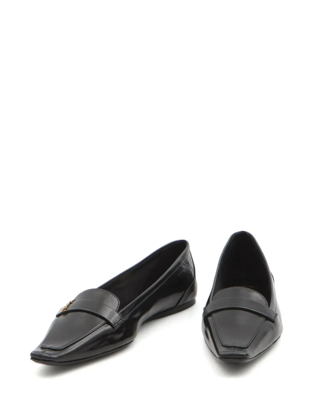 Poppy leather ballets