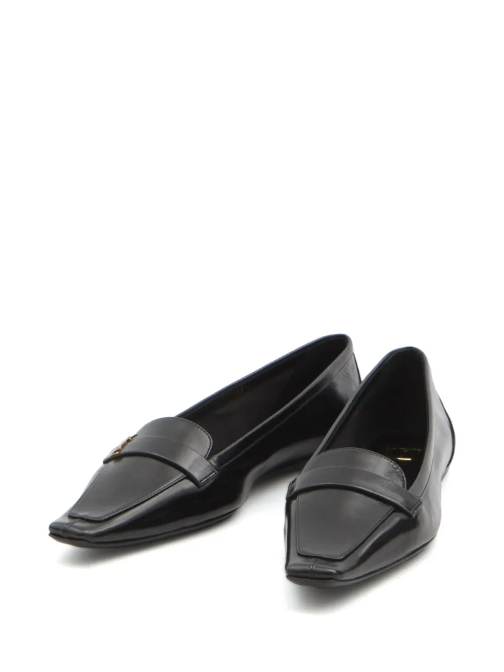 Poppy leather ballets