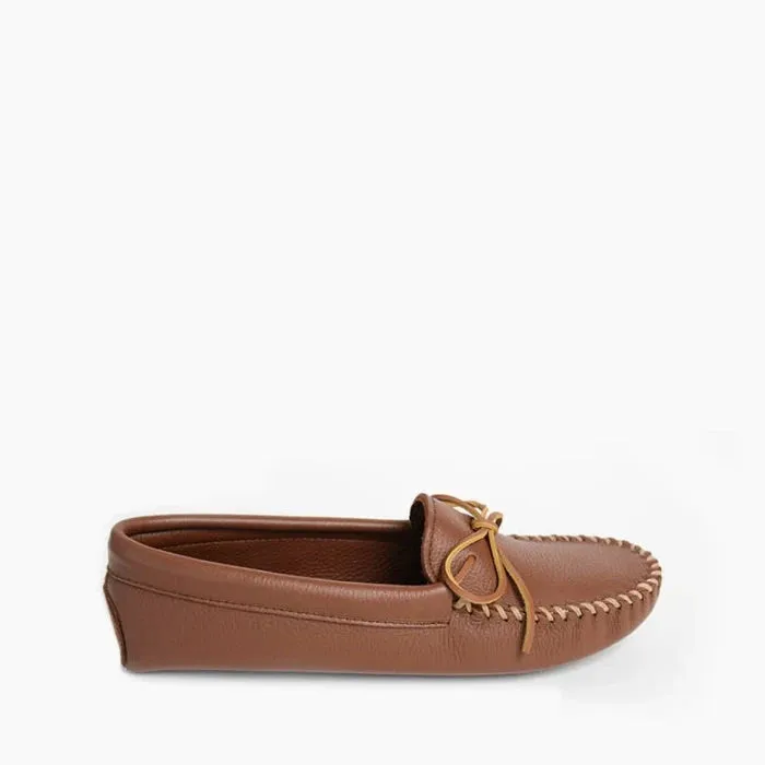 Pre-Order Minnetonka Men's DOUBLE DEERSKIN SOFTSOLE