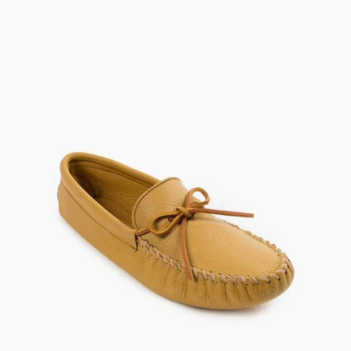 Pre-Order Minnetonka Men's DOUBLE DEERSKIN SOFTSOLE