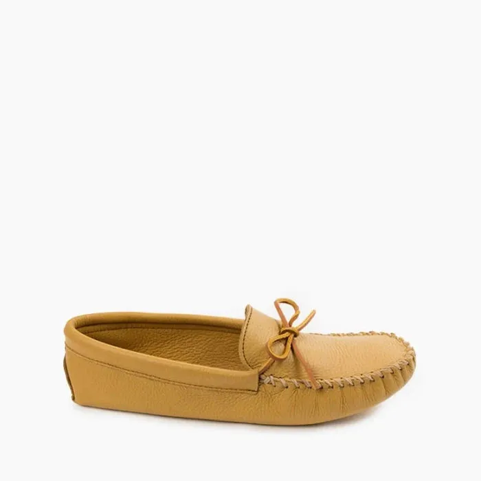 Pre-Order Minnetonka Men's DOUBLE DEERSKIN SOFTSOLE