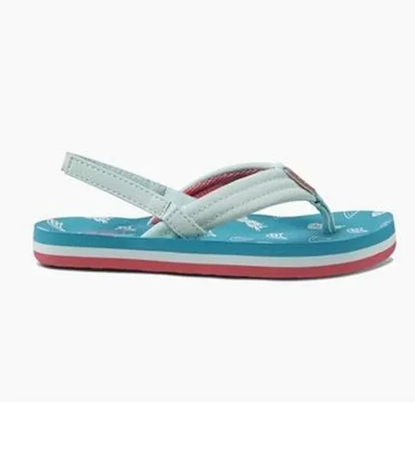 Reef Girls Little Ahi Flip Flops  - Fruits