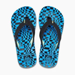 Reef Kids Ahi Flip Flops - Swell Checkers