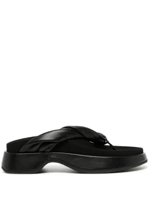 Reike Nen twist-strap platform flip flops