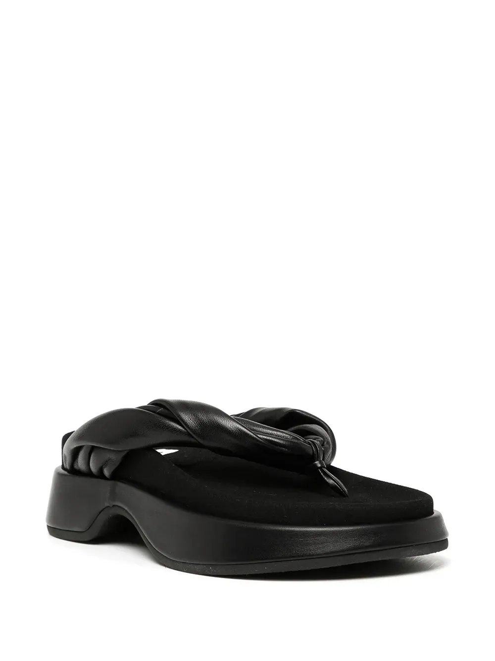 Reike Nen twist-strap platform flip flops