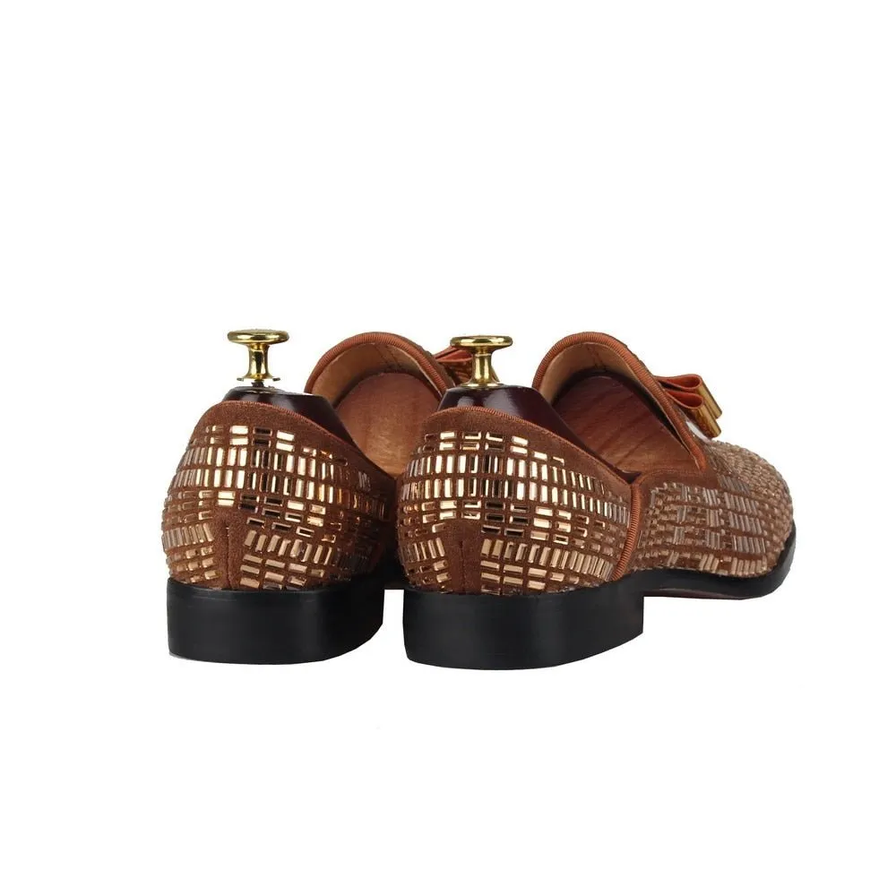 Rhinestones Mens slip on shoes Flats Moccasin Casual loafers