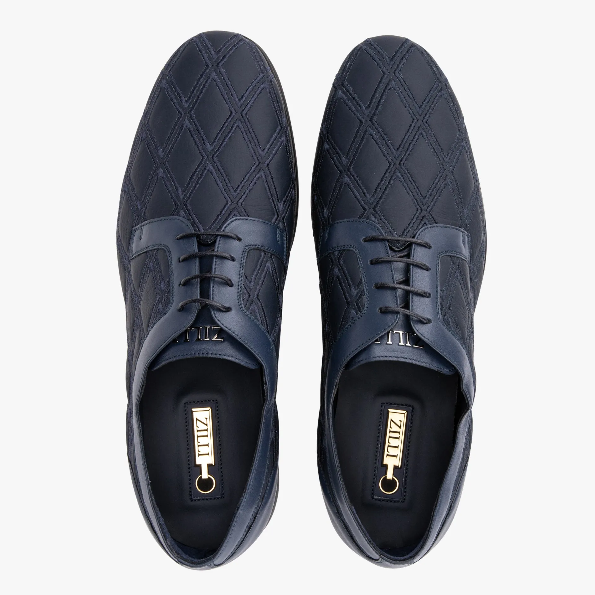 Rhombus Quilted Derbies