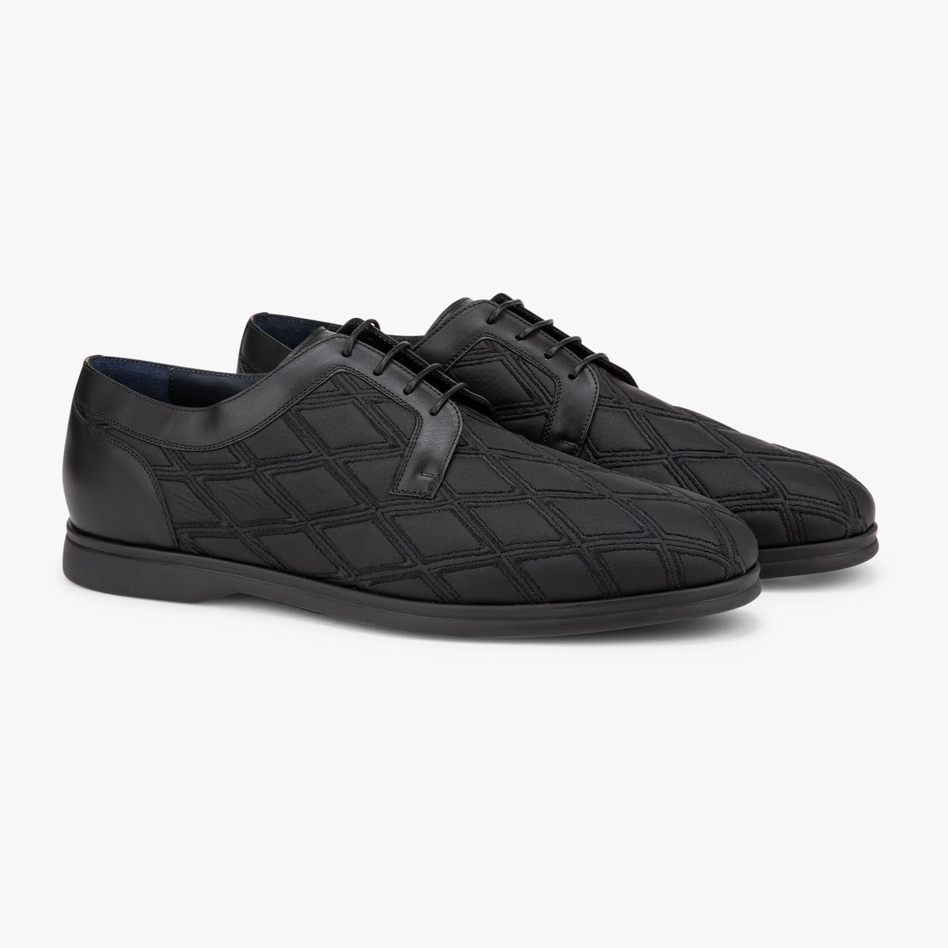 Rhombus Quilted Derbies