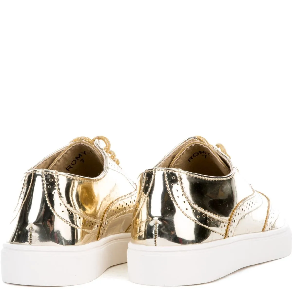 Romy-1 Oxford Sneaker Gold