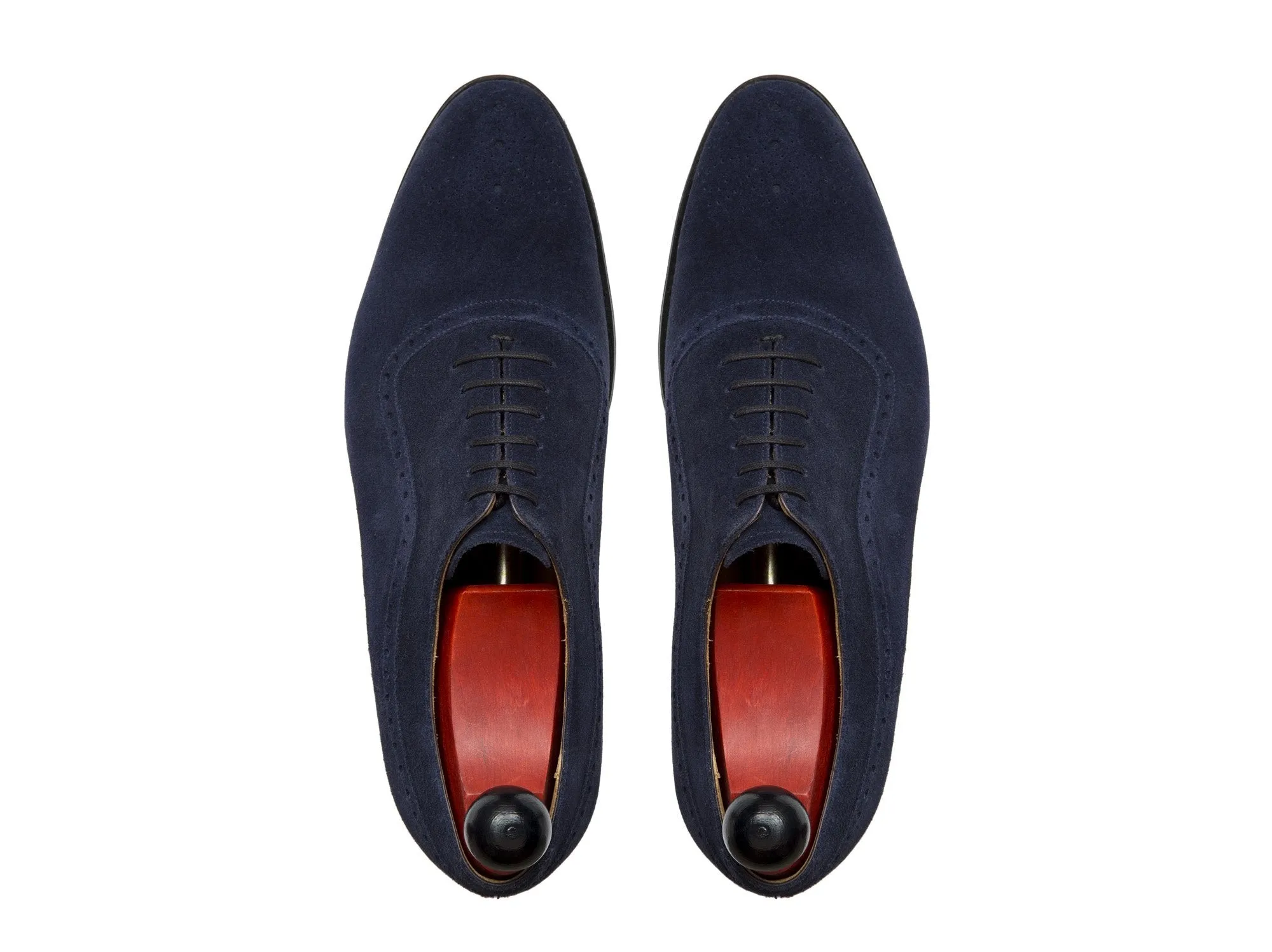 Roosevelt - MTO - Deep Blue Suede - TMG Last - Single Leather Sole