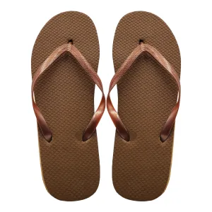Rose Gold / Bronze Flip Flops (Case of 48 Pairs)