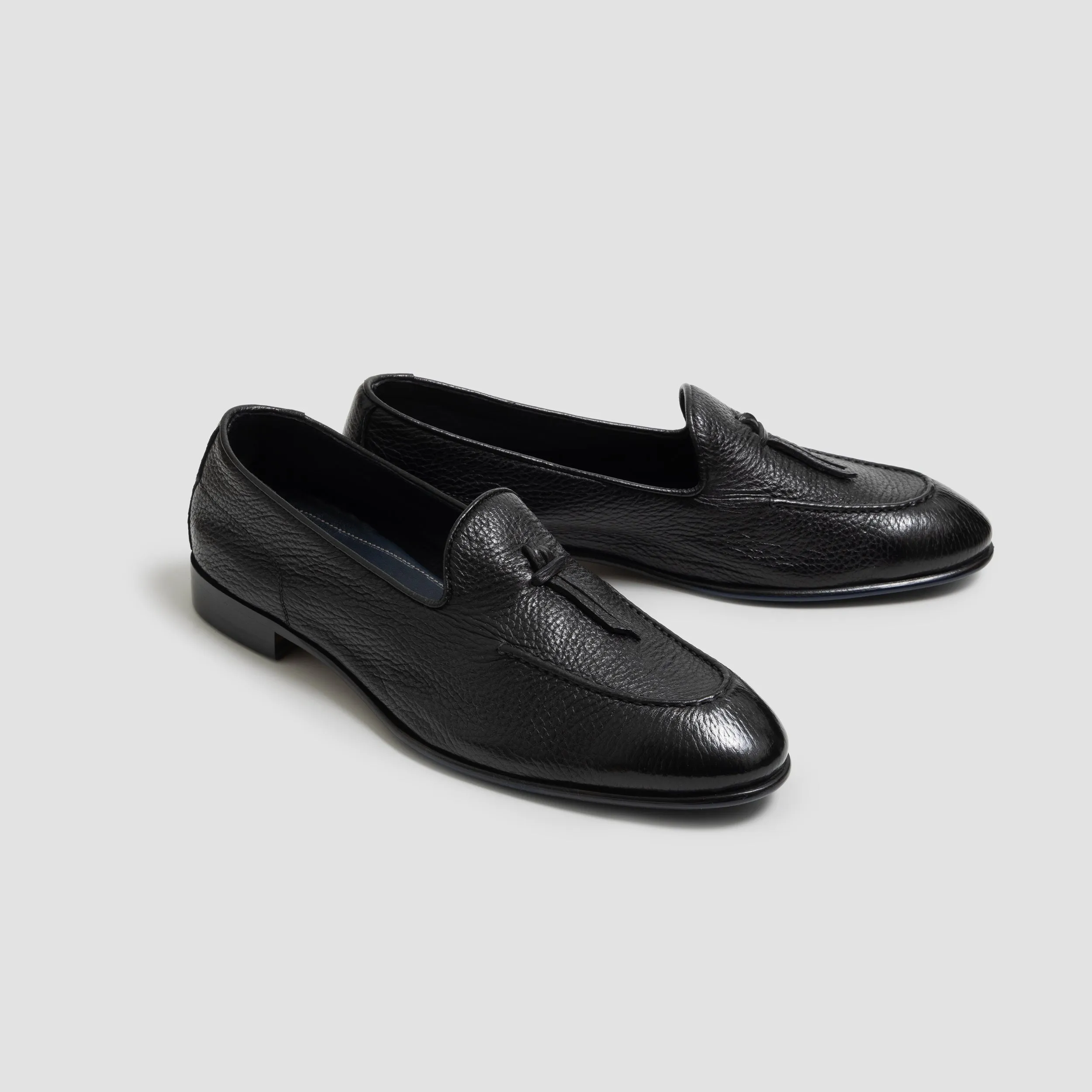 Rotella Cervo Nero Men's Belgian Loafer
