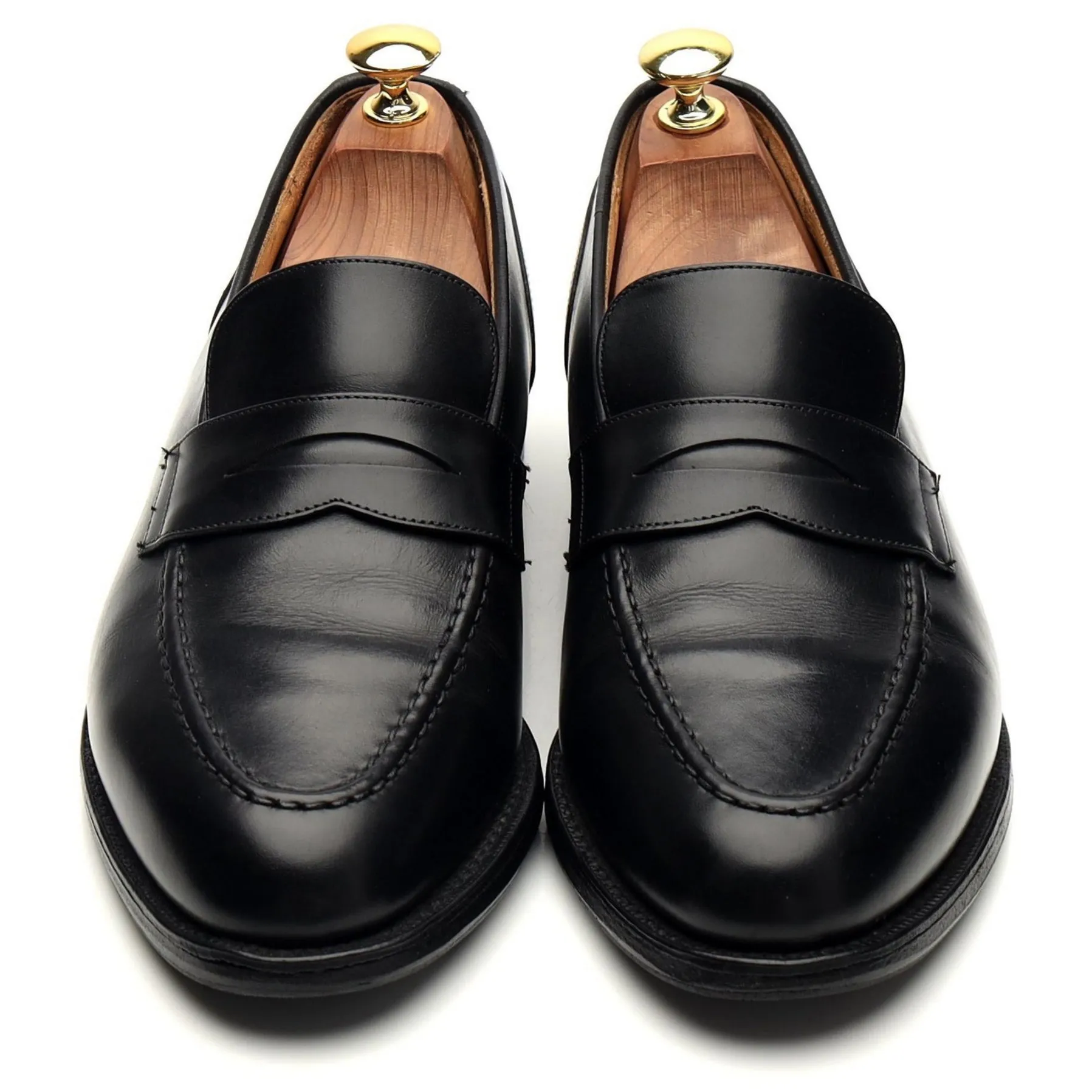 'Salisbury' Black Leather Loafer UK 8.5 F