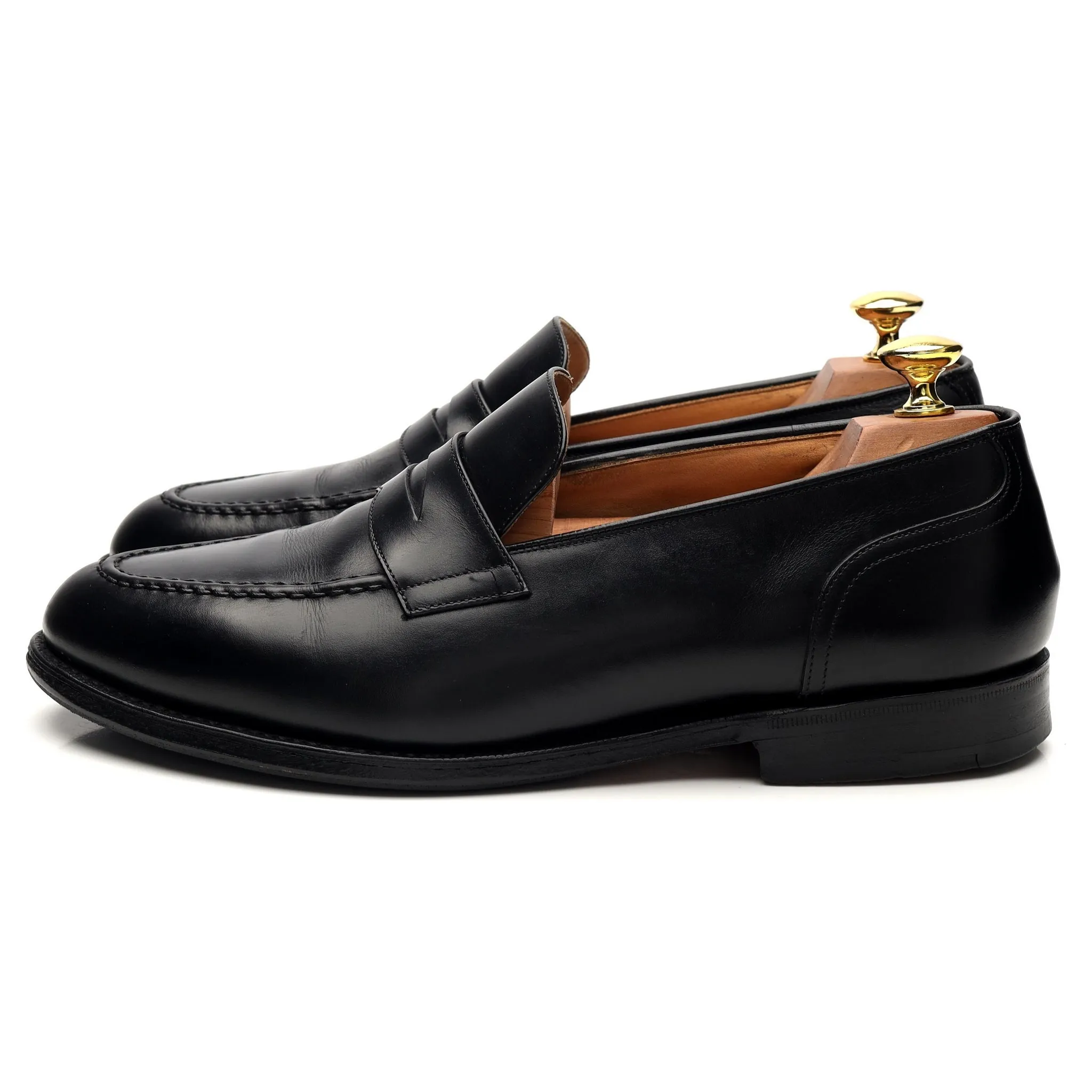 'Salisbury' Black Leather Loafer UK 8.5 F
