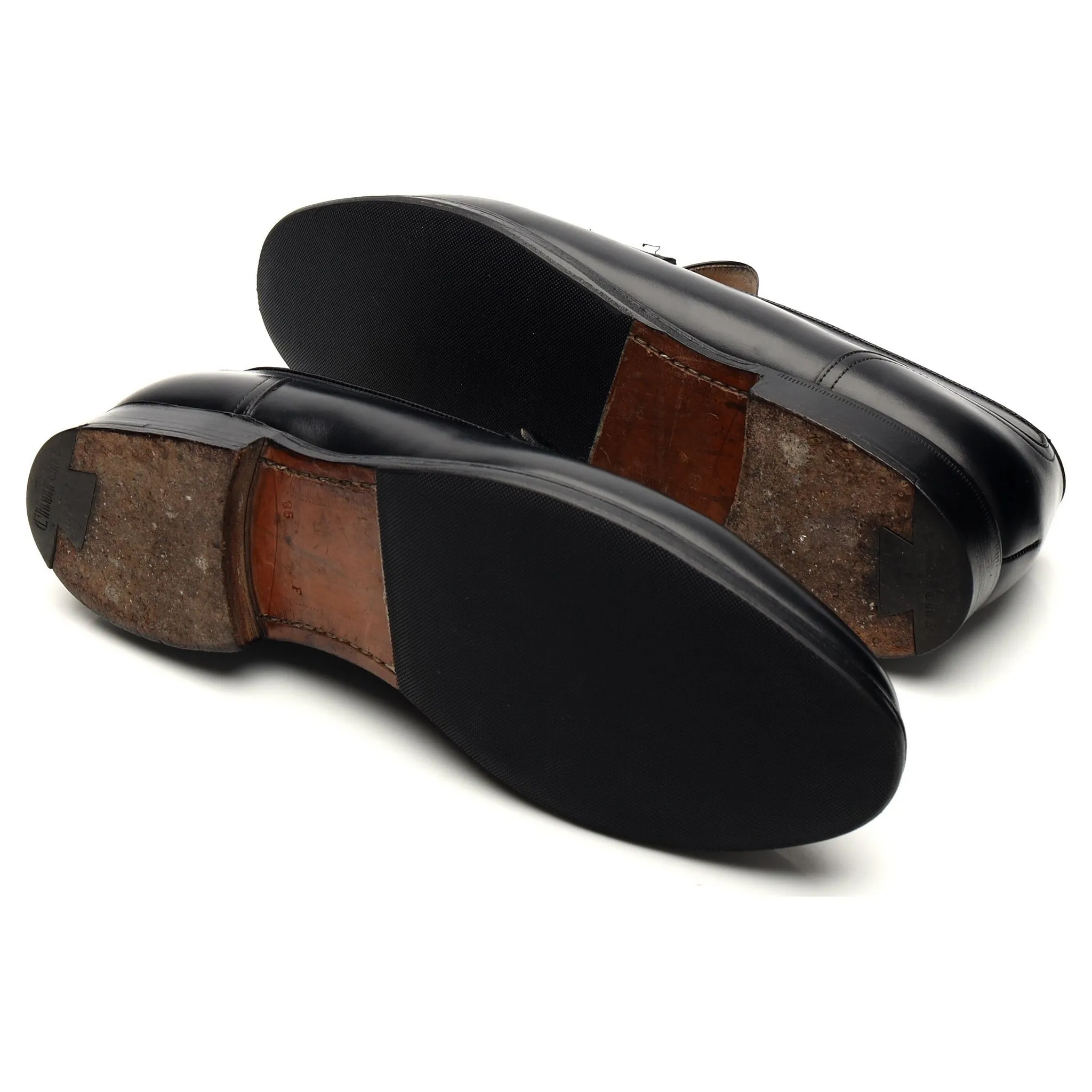 'Salisbury' Black Leather Loafer UK 8.5 F