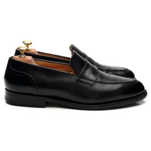 'Salisbury' Black Leather Loafer UK 8.5 F