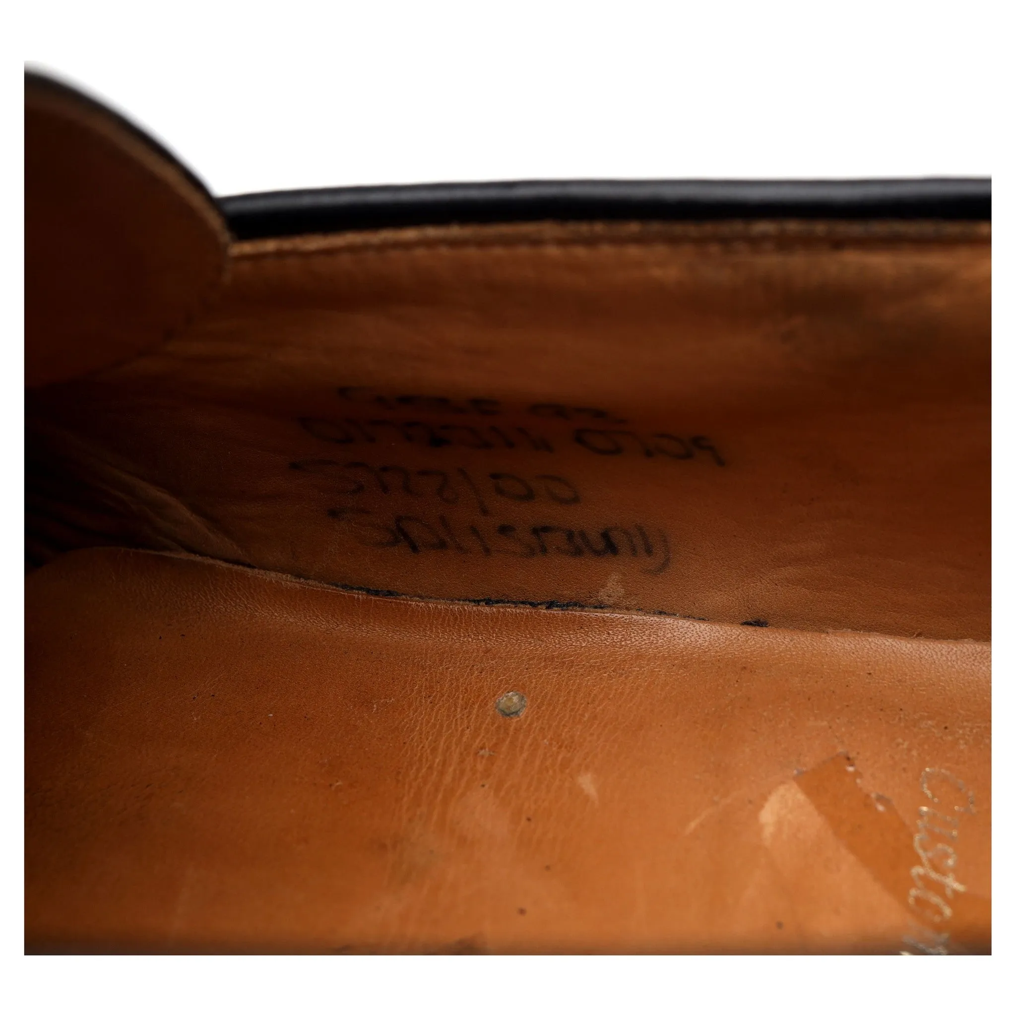 'Salisbury' Black Leather Loafer UK 9.5 F