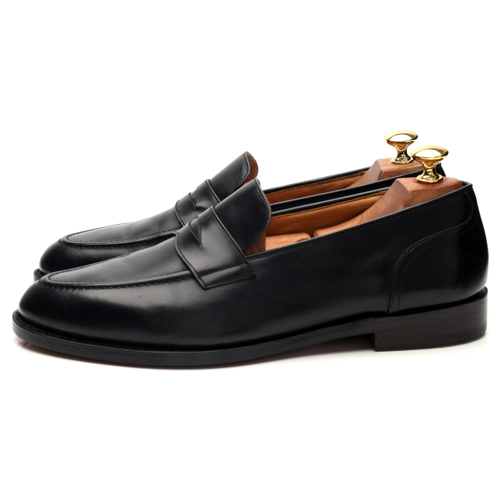 'Salisbury' Black Leather Loafer UK 9.5 F