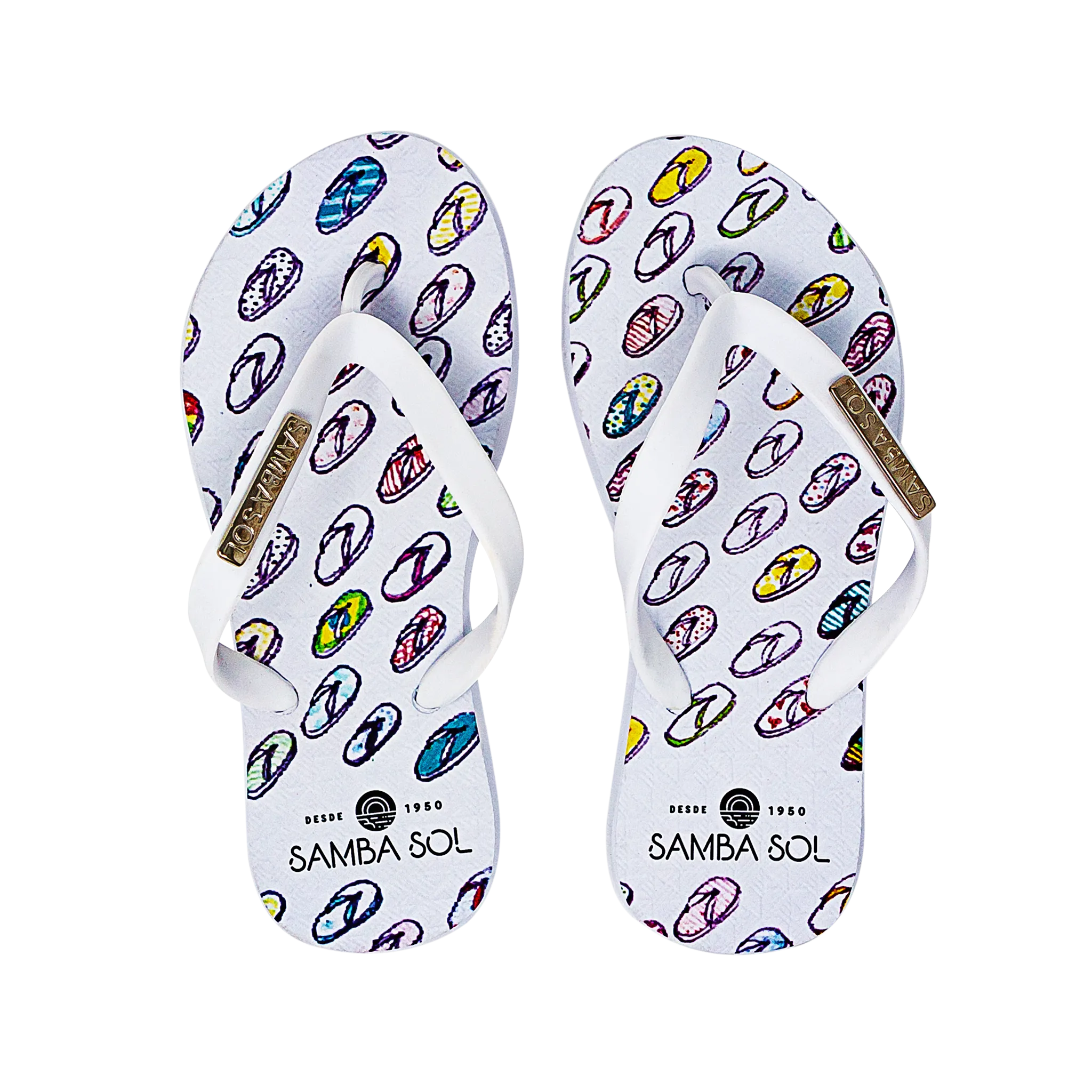 Samba Sol Kid's YoungArts Collection Flip Flops - Isabela Dos Santos