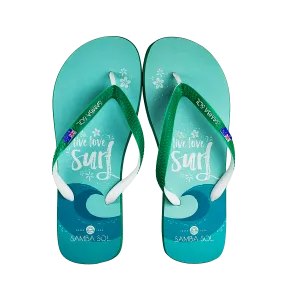 Samba Sol Men’s Beach Collection Flip Flops - Live Love Surf