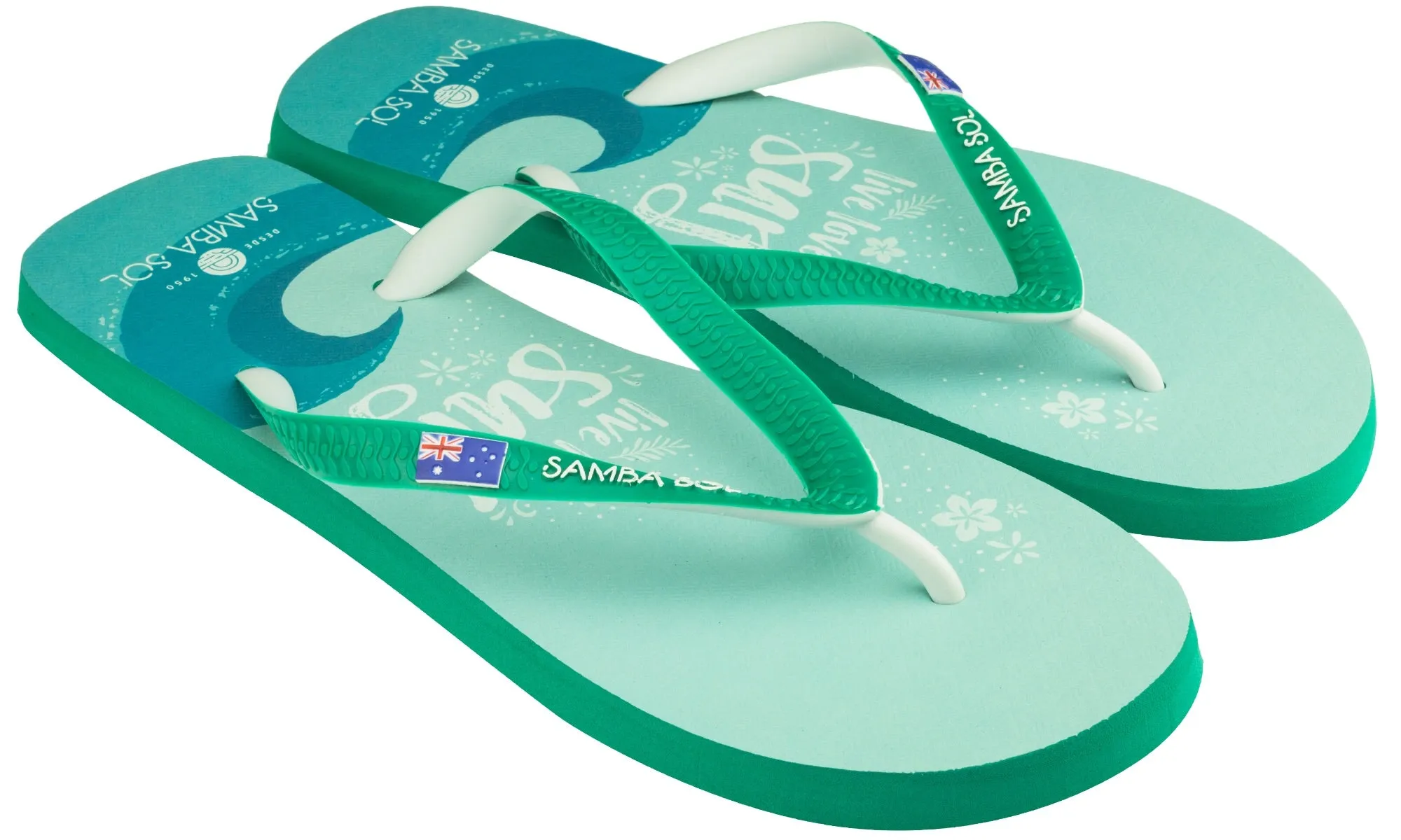 Samba Sol Men’s Beach Collection Flip Flops - Live Love Surf