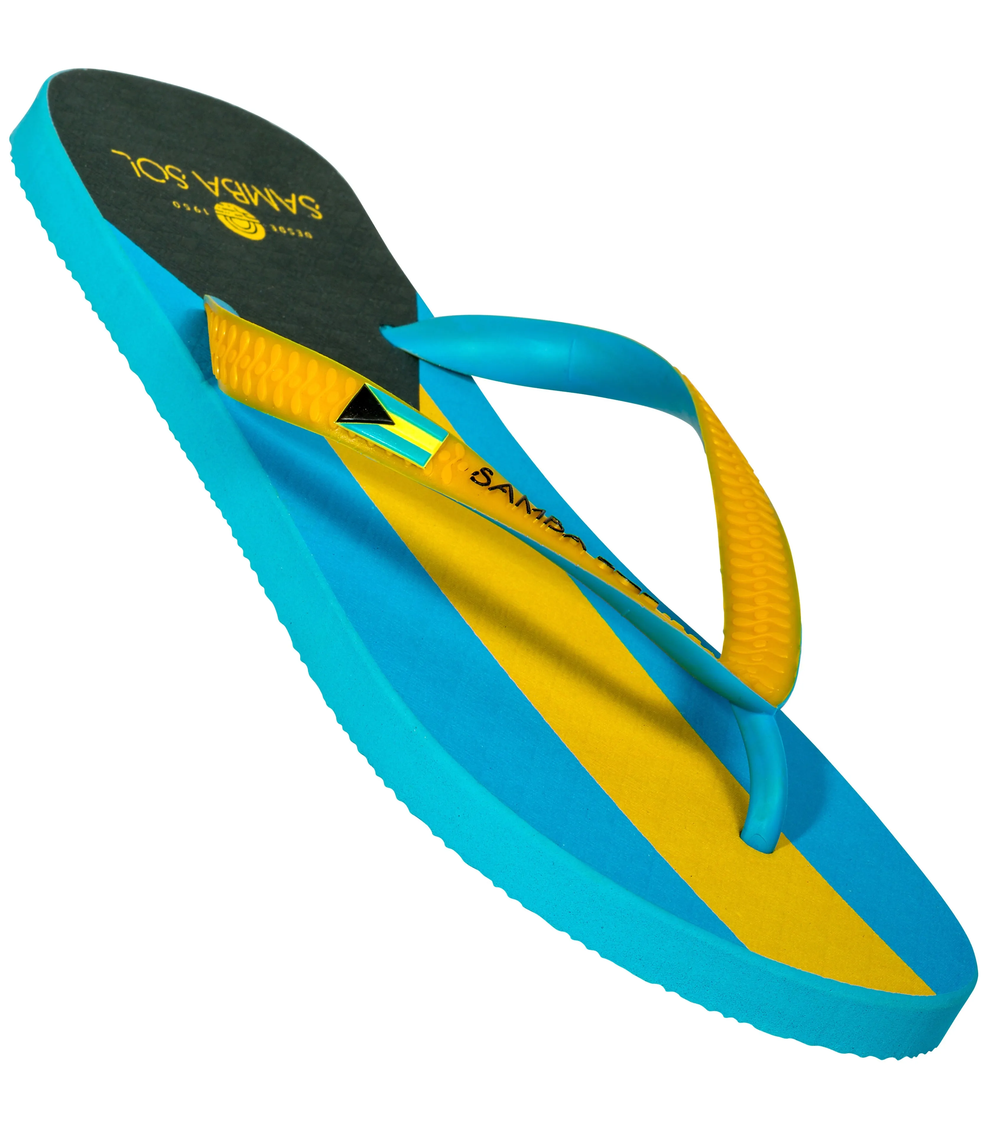 Samba Sol Men’s Countries Collection Flip Flops - Bahamas