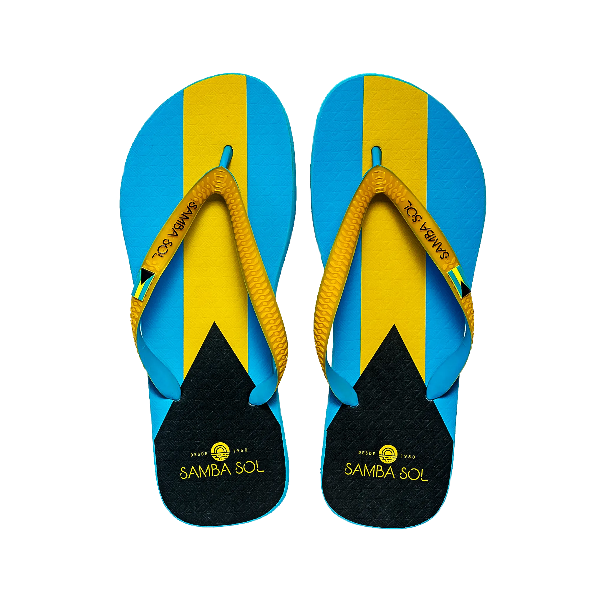 Samba Sol Men’s Countries Collection Flip Flops - Bahamas