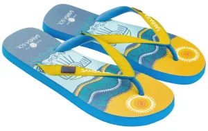 Samba Sol Men's Countries Collection Flip Flops - Belize