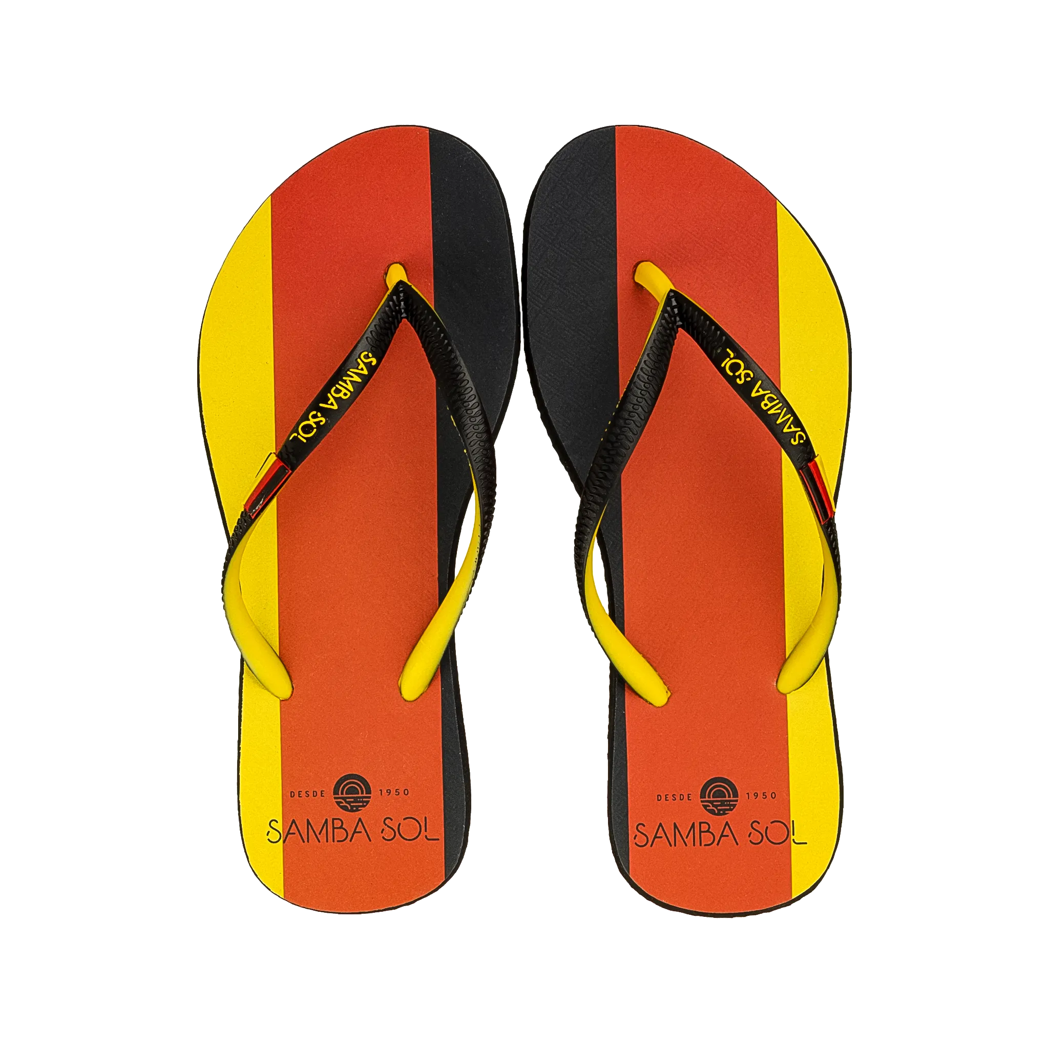 Samba Sol Women's Countries Collection Flip Flops - Germany