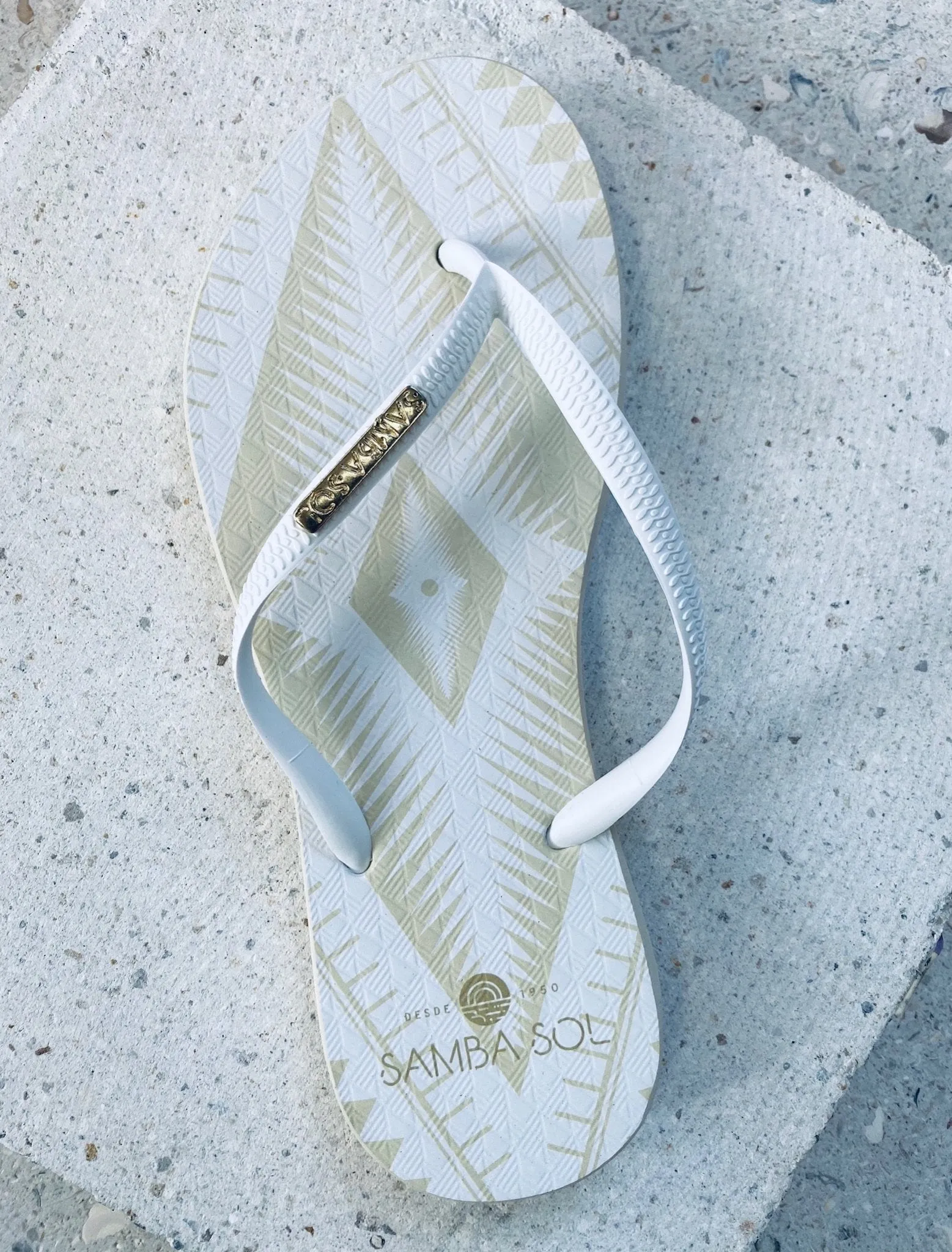 Samba Sol Women’s Fashion Collection Flip Flops - Navajo