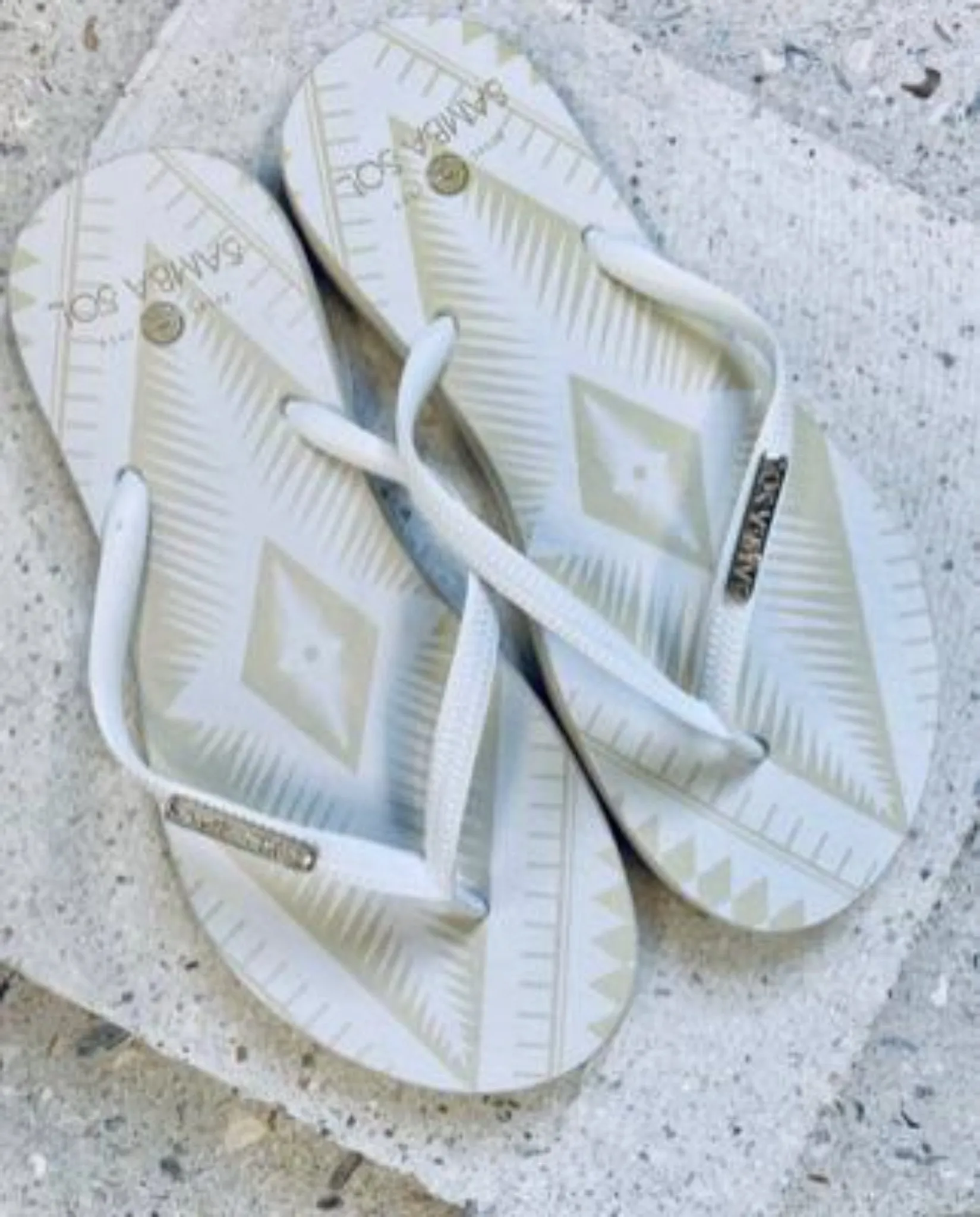 Samba Sol Women’s Fashion Collection Flip Flops - Navajo