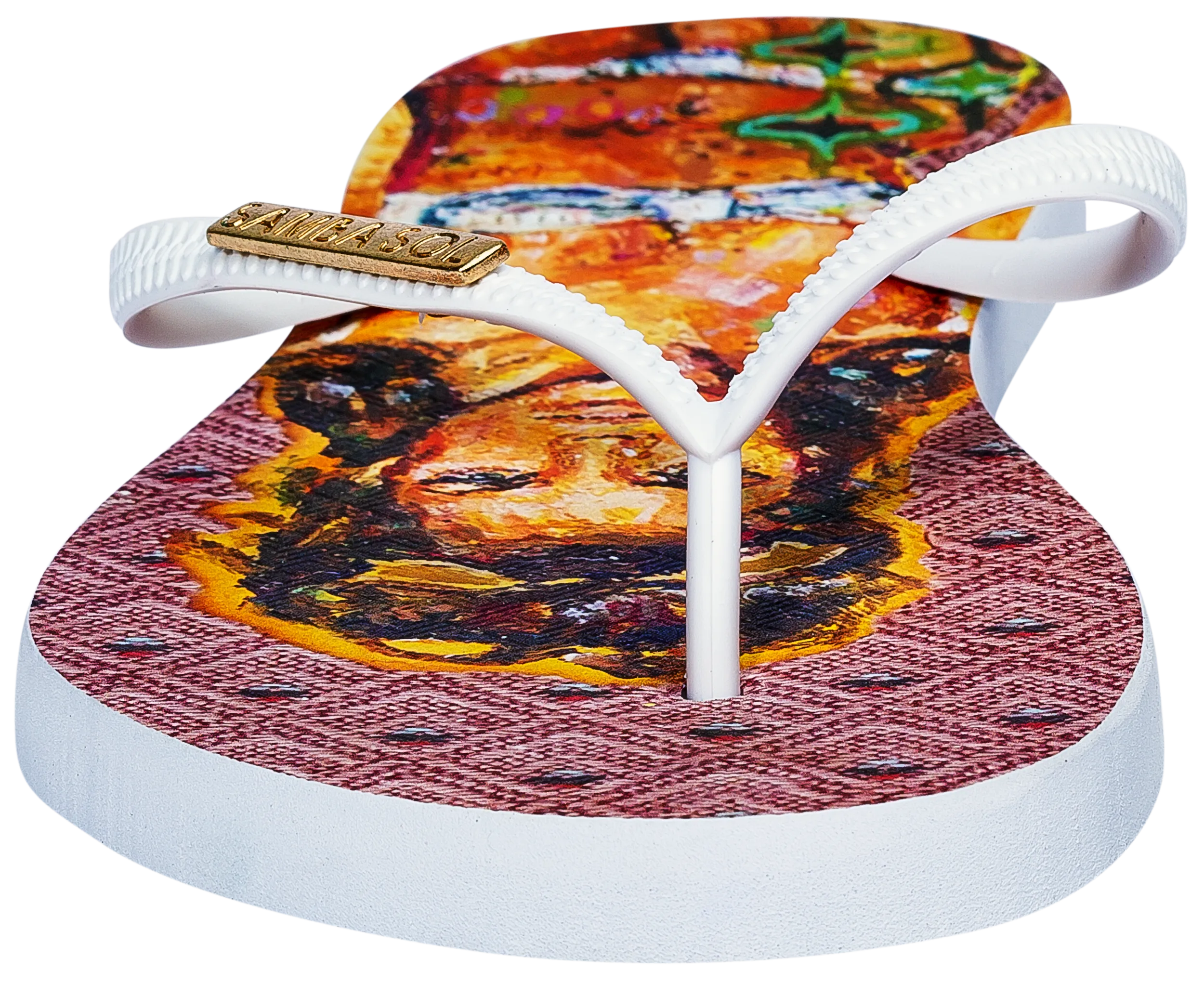 Samba Sol Women's YoungArts Collection Flip Flops - Caley Buck